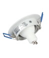 MR16 of GU10 Downlight kit, zonder lichtbron, mat wit, gatmaat: Ø7,5 cm, afmetingen: Ø9,1 cm