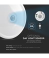 12W LED-sensorlamp - IP20 binnen, Samsung LED-chip, PIR-sensor, incl. lichtbron
